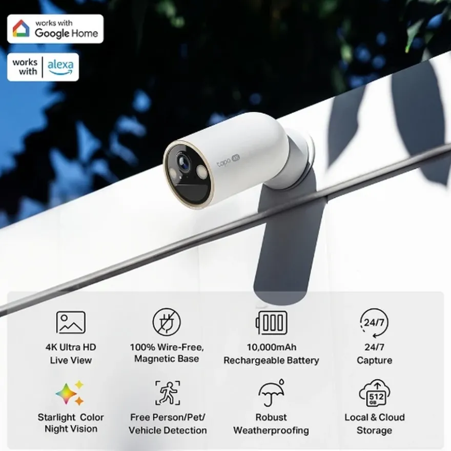 TP-Link Tapo C460 Batteridriven Utomhuskamera