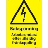 Varningsskylt H14