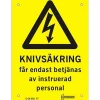 Varningsskylt H26