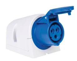 Vägguttag CEE 216-6 16A 1-fas IP44