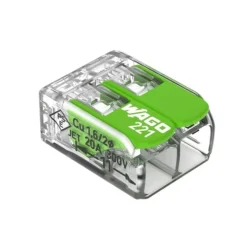 Wago 221 Green Kopplingsklämma
