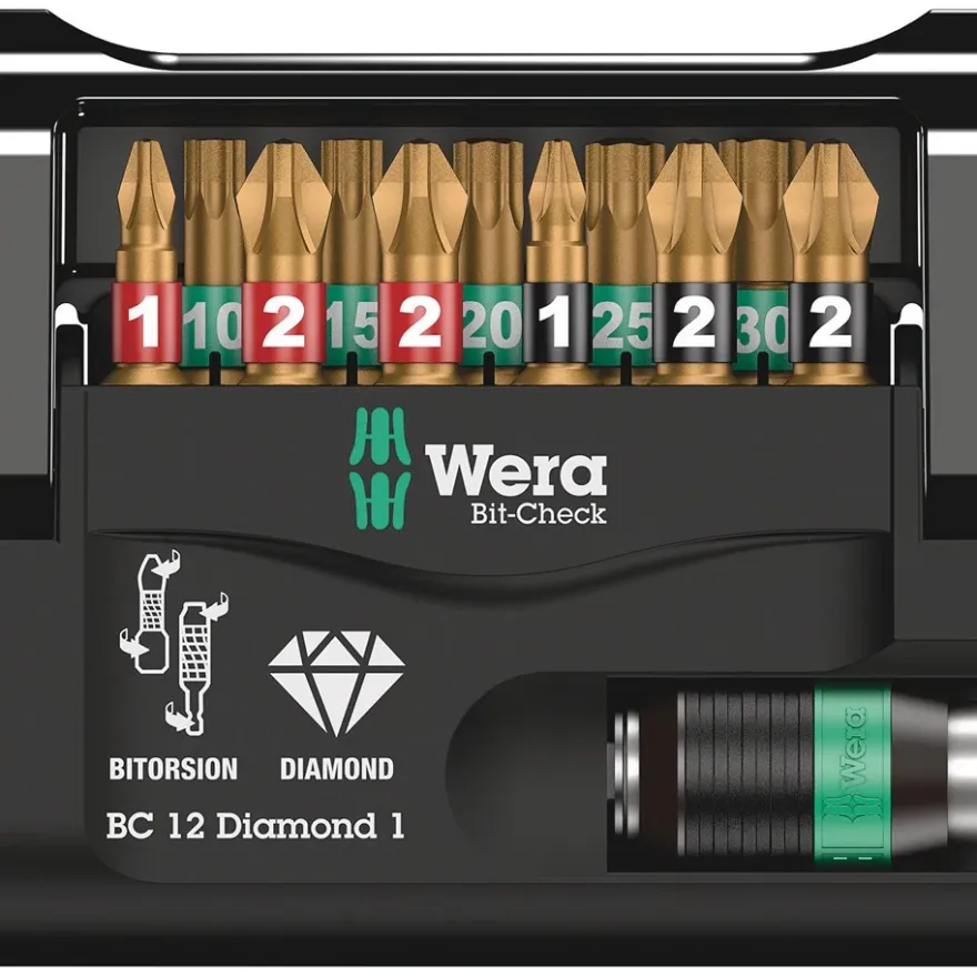 Wera Bitssats Diamond 12-pack