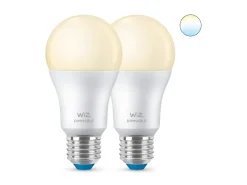 WiZ LED Normal A60 2-pack 8W (60W) E27 WiFi