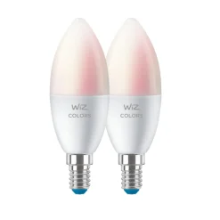 WiZ LED RGB Kron 2-pack 4,9W (40W) E14 WiFi